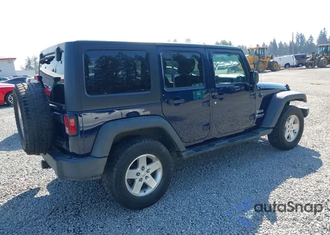 2013 Jeep Wrangler Unlimited Sport from USA, damaged, VIN 1C4BJWDG8DL502775